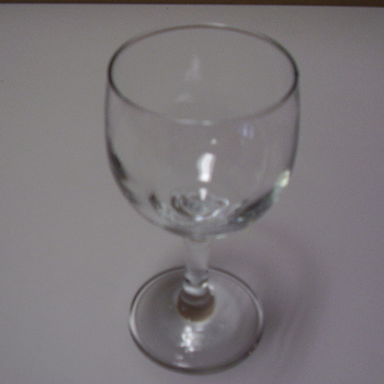 Red wine glass